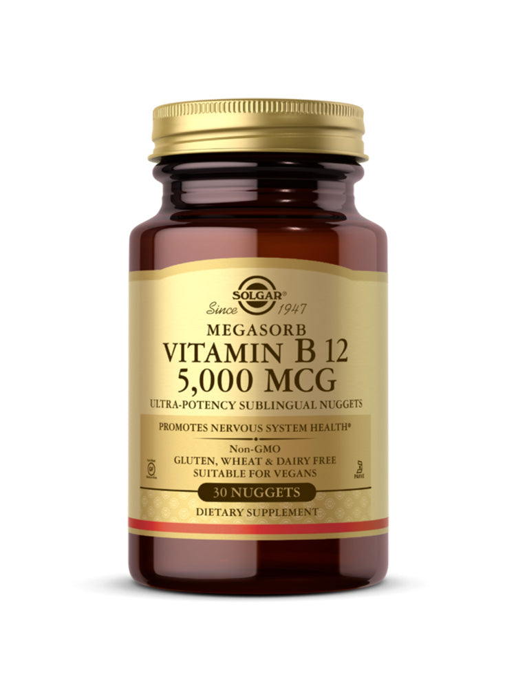 Solgar Vitamin B12 5000 mcg Nugget 30 tablets
