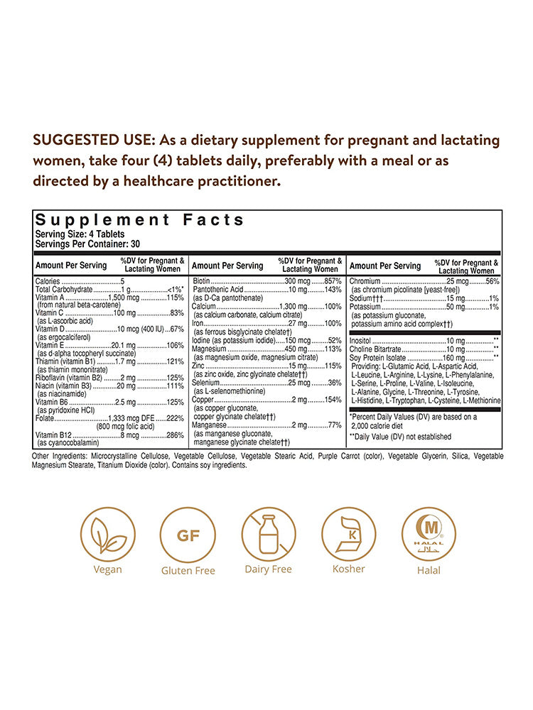 Solgar Prenatal Nutrients Tab 120 tablets