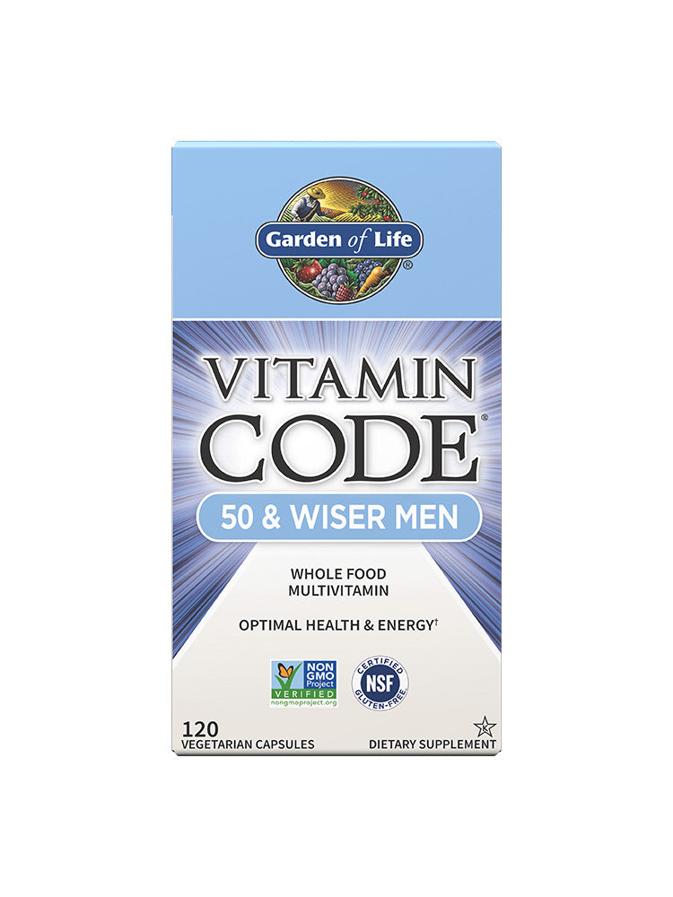 Garden of Life Vitamin Code 50 & Wiser Men 120 Cap