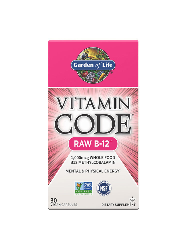 Garden of Life Vitamin Code Raw B-12 30 capsules