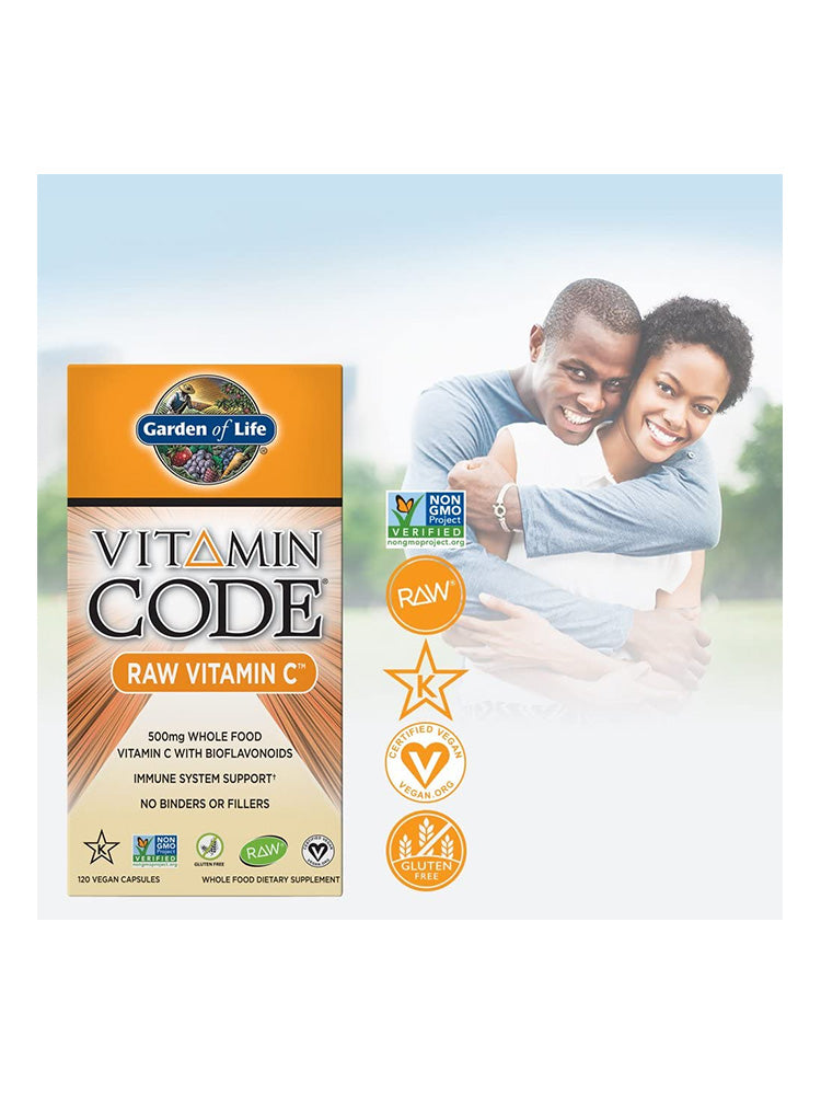 Garden of Life Vitamin Code Raw Vitamin C 120 capsules