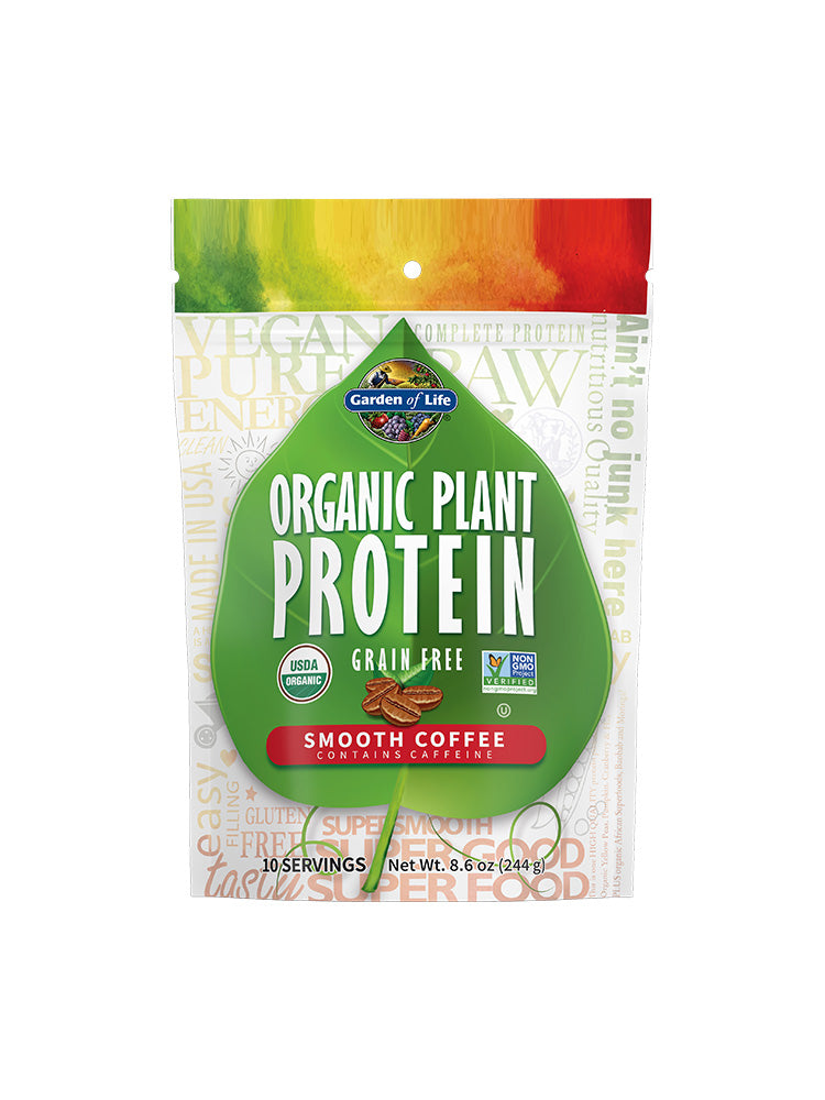 Garden of Life Organic Plant Protein Coffee 244g Powder