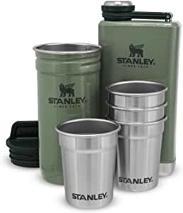 Stanley The Pre-Party Shot Glass & Flask Set Set of 4